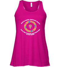 Load image into Gallery viewer, April is autism awareness month , Every day is Autism awareness day in our home AutismT shirt Women's Racerback Tank
