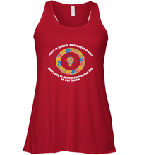 Load image into Gallery viewer, April is autism awareness month , Every day is Autism awareness day in our home AutismT shirt Women's Racerback Tank

