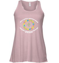 Load image into Gallery viewer, April is autism awareness month , Every day is Autism awareness day in our home AutismT shirt Women's Racerback Tank
