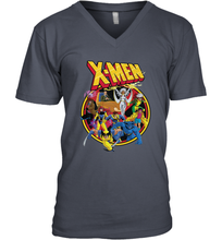 Load image into Gallery viewer, Marvel X Men Animated Series Retro 90s Men's V-Neck
