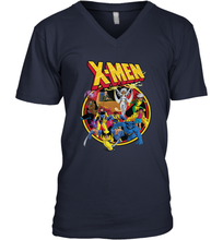 Load image into Gallery viewer, Marvel X Men Animated Series Retro 90s Men's V-Neck
