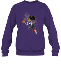 Load image into Gallery viewer, Marvel Rising Secret Warriors Miss America Action Pose Crewneck Sweatshirt
