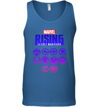 Load image into Gallery viewer, Marvel Rising Secret Warriors Hero Emblem Logo Men's Tank Top
