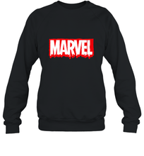 Load image into Gallery viewer, Marvel Logo Melting Letters Halloween Crewneck Sweatshirt
