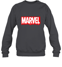 Load image into Gallery viewer, Marvel Logo Melting Letters Halloween Crewneck Sweatshirt
