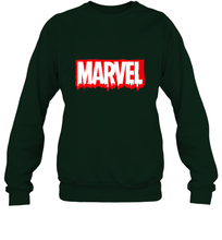 Load image into Gallery viewer, Marvel Logo Melting Letters Halloween Crewneck Sweatshirt
