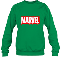 Load image into Gallery viewer, Marvel Logo Melting Letters Halloween Crewneck Sweatshirt
