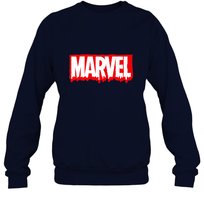 Load image into Gallery viewer, Marvel Logo Melting Letters Halloween Crewneck Sweatshirt
