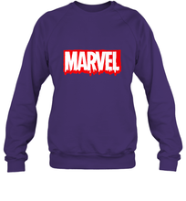 Load image into Gallery viewer, Marvel Logo Melting Letters Halloween Crewneck Sweatshirt
