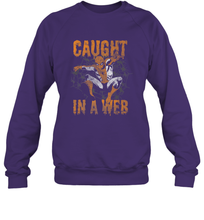 Load image into Gallery viewer, Marvel Spider Man Caught In A Web Halloween Crewneck Sweatshirt

