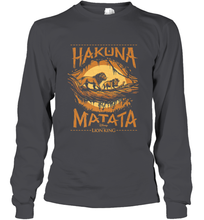 Load image into Gallery viewer, Disney The Lion King Live Action Hakuna Matata Sunset Poster Long Sleeve T-Shirt
