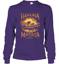 Load image into Gallery viewer, Disney The Lion King Live Action Hakuna Matata Sunset Poster Long Sleeve T-Shirt
