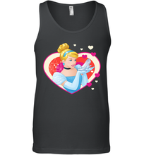 Load image into Gallery viewer, Disney Cinderella Valentine's Sparkle Hearts Men's Tank Top
