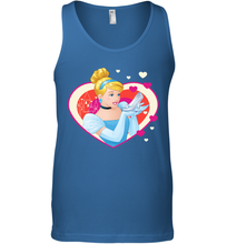 Load image into Gallery viewer, Disney Cinderella Valentine's Sparkle Hearts Men's Tank Top
