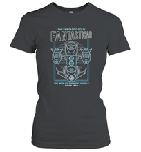 Load image into Gallery viewer, Marvel Fantastic Four Fantasticar Neon Lights Women's T-Shirt
