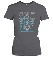 Load image into Gallery viewer, Marvel Fantastic Four Fantasticar Neon Lights Women's T-Shirt
