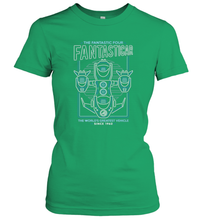 Load image into Gallery viewer, Marvel Fantastic Four Fantasticar Neon Lights Women's T-Shirt
