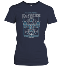 Load image into Gallery viewer, Marvel Fantastic Four Fantasticar Neon Lights Women's T-Shirt
