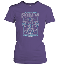 Load image into Gallery viewer, Marvel Fantastic Four Fantasticar Neon Lights Women's T-Shirt
