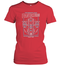 Load image into Gallery viewer, Marvel Fantastic Four Fantasticar Neon Lights Women's T-Shirt
