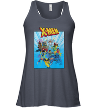 Load image into Gallery viewer, Marvel X Men Animated Series Poster Retro 90s Women's Racerback Tank
