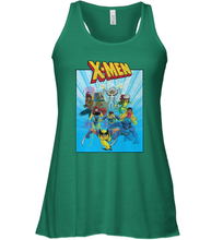 Load image into Gallery viewer, Marvel X Men Animated Series Poster Retro 90s Women's Racerback Tank
