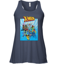 Load image into Gallery viewer, Marvel X Men Animated Series Poster Retro 90s Women's Racerback Tank

