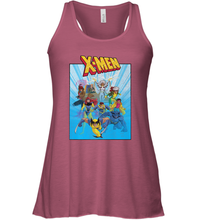Load image into Gallery viewer, Marvel X Men Animated Series Poster Retro 90s Women's Racerback Tank
