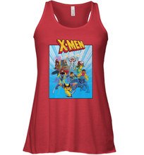 Load image into Gallery viewer, Marvel X Men Animated Series Poster Retro 90s Women's Racerback Tank
