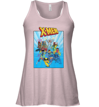 Load image into Gallery viewer, Marvel X Men Animated Series Poster Retro 90s Women's Racerback Tank

