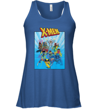 Load image into Gallery viewer, Marvel X Men Animated Series Poster Retro 90s Women's Racerback Tank
