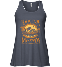 Load image into Gallery viewer, Disney The Lion King Live Action Hakuna Matata Sunset Poster Women's Racerback Tank
