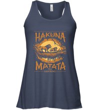 Load image into Gallery viewer, Disney The Lion King Live Action Hakuna Matata Sunset Poster Women's Racerback Tank
