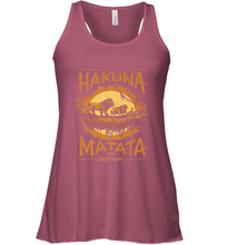 Load image into Gallery viewer, Disney The Lion King Live Action Hakuna Matata Sunset Poster Women's Racerback Tank
