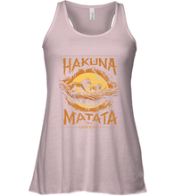 Load image into Gallery viewer, Disney The Lion King Live Action Hakuna Matata Sunset Poster Women's Racerback Tank
