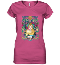 Load image into Gallery viewer, Disney Beauty And The Beast Belle Portrait Women's V-Neck T-Shirt
