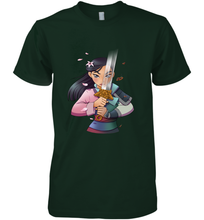Load image into Gallery viewer, Disney Mulan Anime Half Girl Half Warrior Men's Premium T-Shirt
