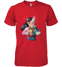Load image into Gallery viewer, Disney Mulan Anime Half Girl Half Warrior Men's Premium T-Shirt
