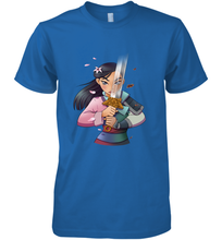 Load image into Gallery viewer, Disney Mulan Anime Half Girl Half Warrior Men's Premium T-Shirt
