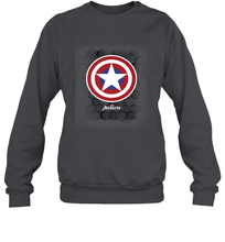 Load image into Gallery viewer, Marvel Gamerverse Captain America Symbol Hexagon Background Crewneck Sweatshirt
