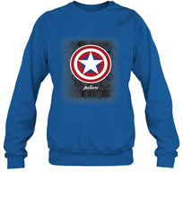 Load image into Gallery viewer, Marvel Gamerverse Captain America Symbol Hexagon Background Crewneck Sweatshirt
