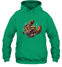 Load image into Gallery viewer, Marvel The Defenders Luke Cage Iron Fist Hooded Sweatshirt
