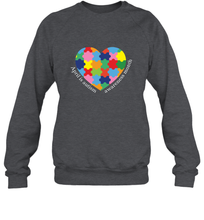 Load image into Gallery viewer, April is autism awareness month T shirt Crewneck Sweatshirt
