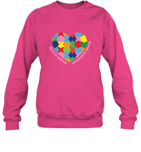 Load image into Gallery viewer, April is autism awareness month T shirt Crewneck Sweatshirt

