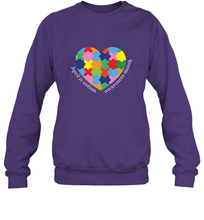Load image into Gallery viewer, April is autism awareness month T shirt Crewneck Sweatshirt
