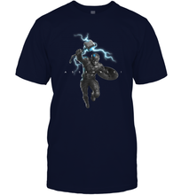 Load image into Gallery viewer, Marvel Avengers Endgame Captain America Assemble Lightning Men's T-Shirt
