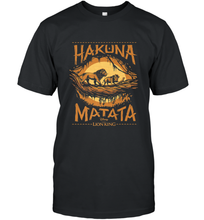 Load image into Gallery viewer, Disney The Lion King Live Action Hakuna Matata Sunset Poster Men's T-Shirt
