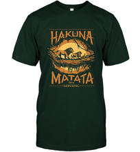 Load image into Gallery viewer, Disney The Lion King Live Action Hakuna Matata Sunset Poster Men's T-Shirt
