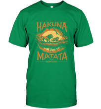 Load image into Gallery viewer, Disney The Lion King Live Action Hakuna Matata Sunset Poster Men's T-Shirt
