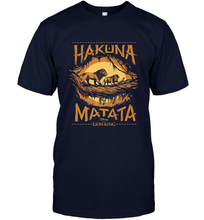 Load image into Gallery viewer, Disney The Lion King Live Action Hakuna Matata Sunset Poster Men's T-Shirt
